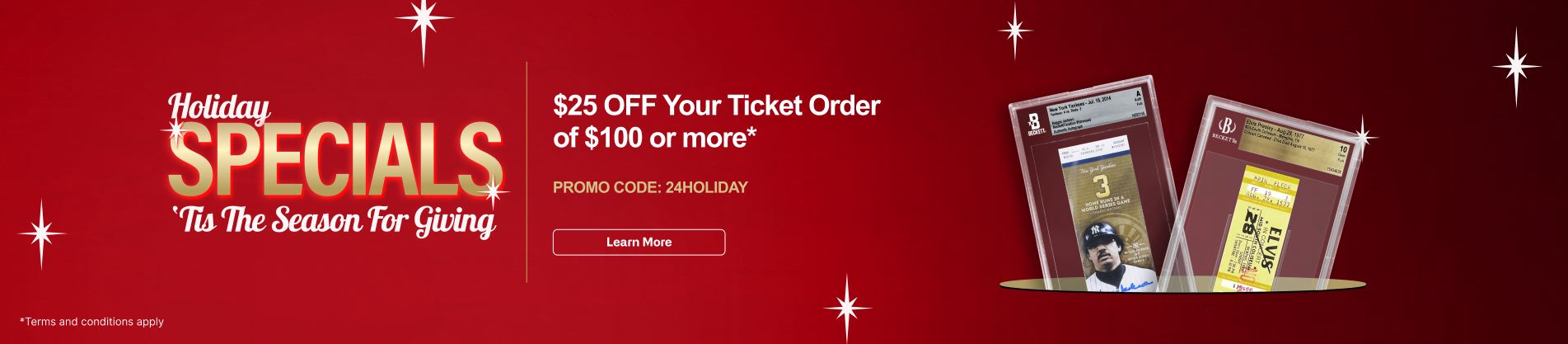 Tickets Holiday Promo